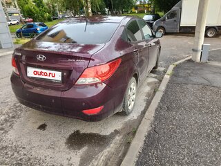2012 Hyundai Solaris I, фиолетовый, 680000 рублей, вид 2