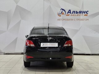 2016 Hyundai Solaris I Рестайлинг, чёрный, 1125000 рублей, вид 4
