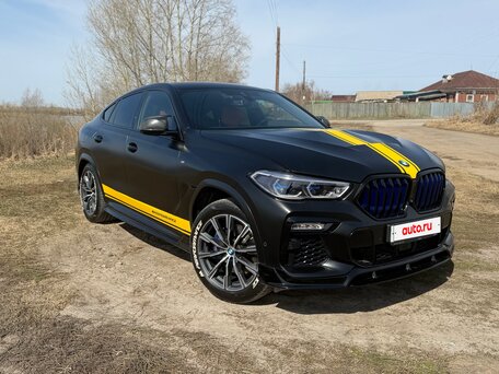 2020 BMW X6 30d III (G06), чёрный, 7600000 рублей, вид 1