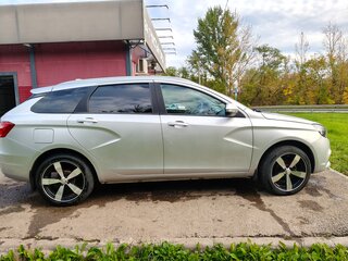 2021 Lada (ВАЗ) Vesta SW I, серый, 1350000 рублей, вид 4