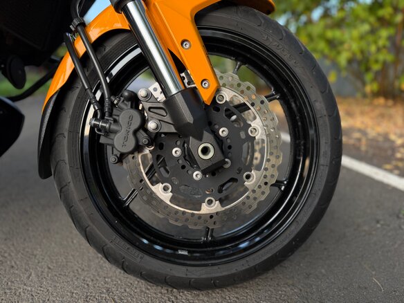 2012 Kawasaki Versys 650, жёлтый, 590000 рублей - вид 8