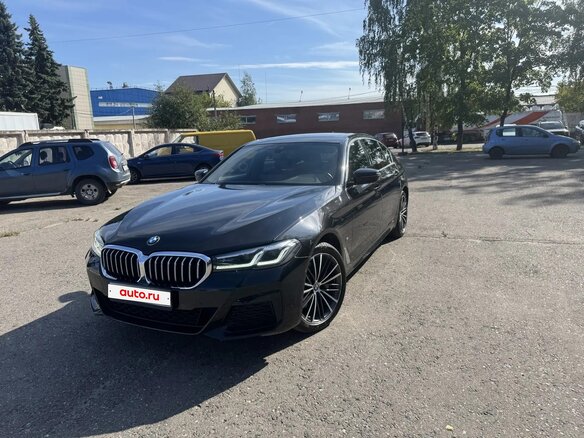 2021 BMW 5 серии Long 530Li xDrive VII (G30/G31/G38) Рестайлинг, чёрный, 4250000 рублей