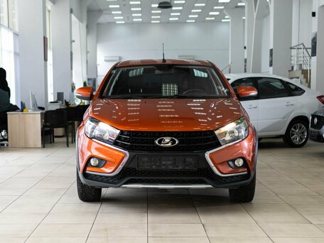2021 Lada (ВАЗ) Vesta I, оранжевый, 1100000 рублей, вид 2