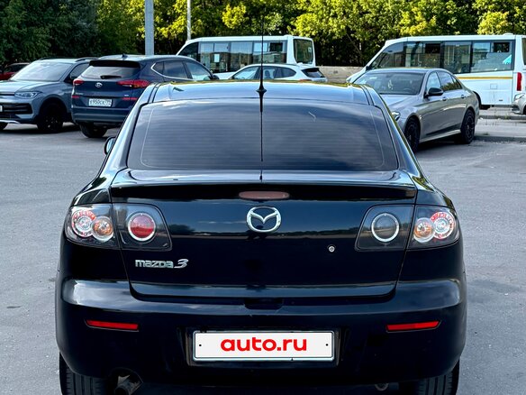 2007 Mazda 3 I (BK) Рестайлинг, чёрный, 510000 рублей - вид 2