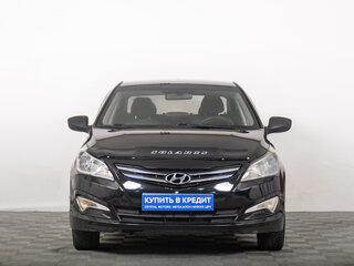 2015 Hyundai Solaris I Рестайлинг, чёрный, 749000 рублей, вид 3