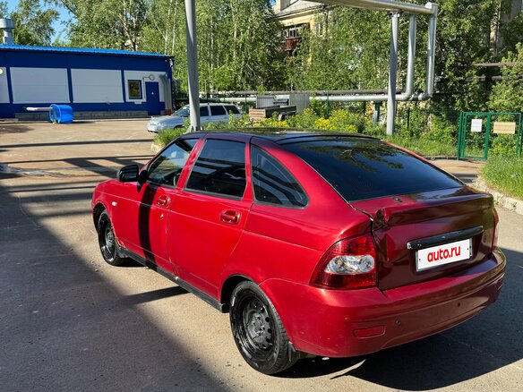 2008 Lada (ВАЗ) Priora I, красный, 220000 рублей - вид 5
