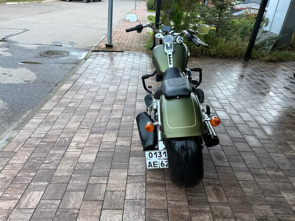 2022 Harley-Davidson Fat Boy, зелёный, 2300000 рублей - вид 8