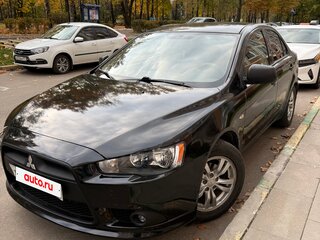 2013 Mitsubishi Lancer X Рестайлинг, чёрный, 400000 рублей, вид 1
