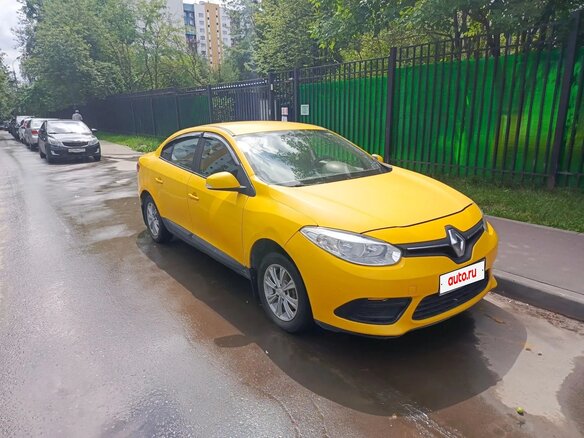 2014 Renault Fluence I Рестайлинг, жёлтый - вид 2