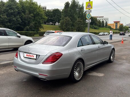 2014 Mercedes-Benz S-Класс 500 Long VI (W222, C217), серебристый, 4900000 рублей, вид 3