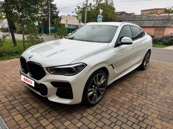 2021 BMW X6 30d III (G06), белый, 7590000 рублей - вид 1