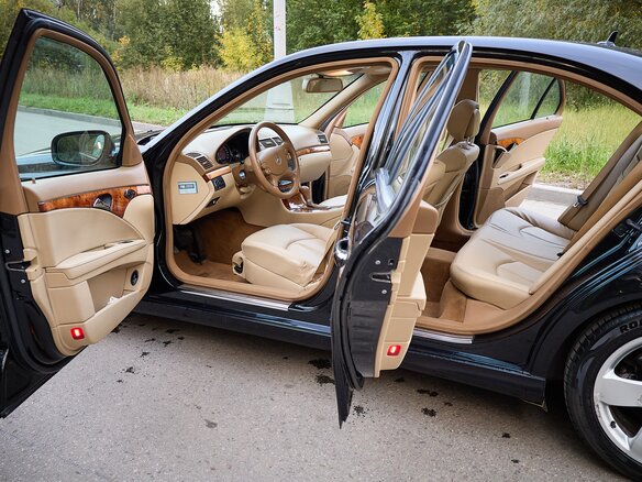 2008 Mercedes-Benz E-Класс 230 III (W211, S211) Рестайлинг, чёрный, 1400000 рублей - вид 15