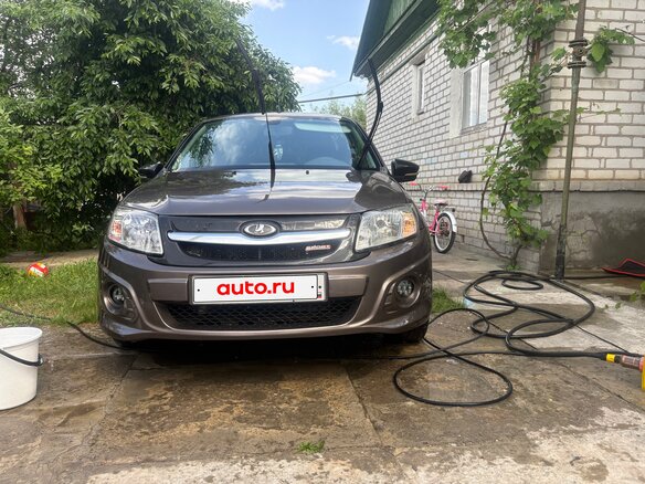 2014 Lada (ВАЗ) Granta Sport I, коричневый, 625000 рублей - вид 1