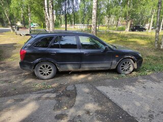 2002 Mazda 323 VI (BJ) Рестайлинг, чёрный, 100000 рублей, вид 2