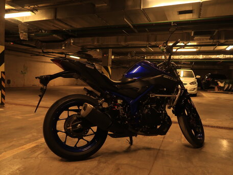 2019 Yamaha MT-03, синий, 469000 рублей, вид 5