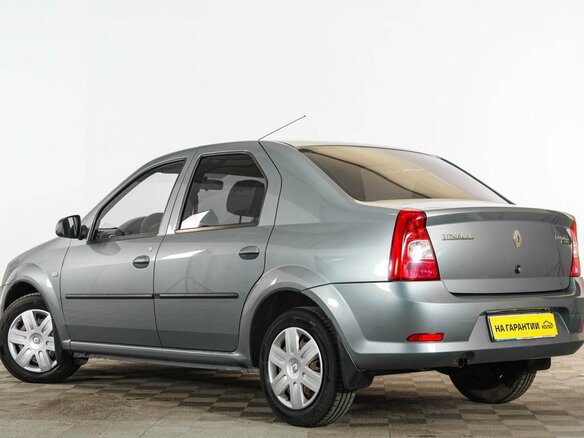 2013 Renault Logan I Рестайлинг, синий, 599000 рублей - вид 3
