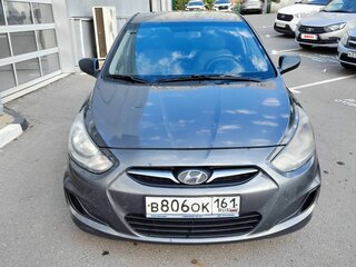 2012 Hyundai Solaris I, серый, 548000 рублей, вид 2
