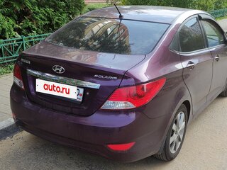 2011 Hyundai Solaris I, фиолетовый, 800000 рублей, вид 2