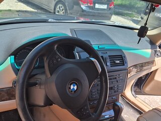 2008 BMW X3 30i I (E83) Рестайлинг, синий, 850000 рублей, вид 4
