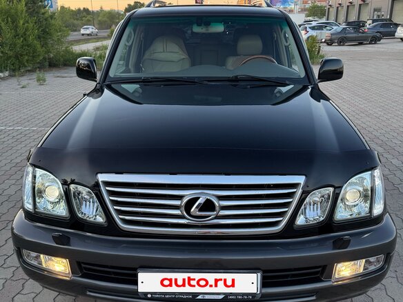 2007 Lexus LX 470 II Рестайлинг, чёрный, 2990000 рублей - вид 1
