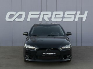 2013 Mitsubishi Lancer X Рестайлинг, чёрный, 849000 рублей, вид 3