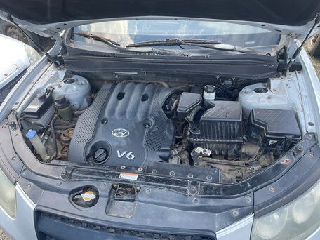 2007 Hyundai Santa Fe II, серебристый, 670000 рублей, вид 5