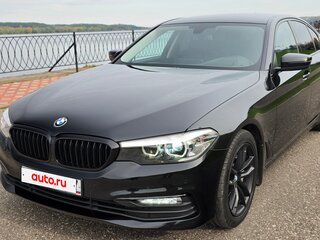 2018 BMW 5 серии 530d xDrive VII (G30/G31/G38), чёрный, 3590000 рублей, вид 3