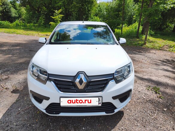 2021 Renault Sandero II Рестайлинг, белый - вид 1