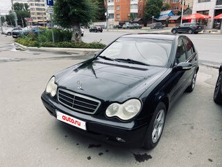 2000 Mercedes-Benz C-Класс 180 II (W203), чёрный, 490000 рублей, вид 2