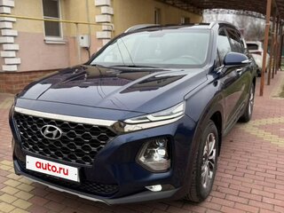2019 Hyundai Santa Fe IV, синий, 2999999 рублей, вид 1