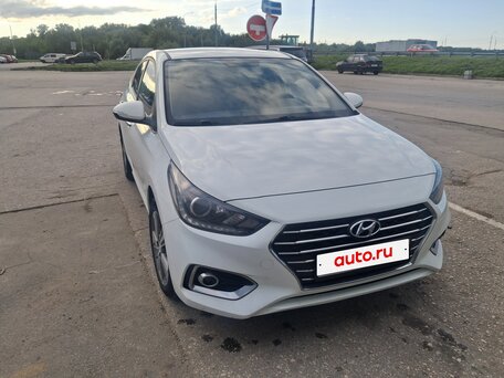 2018 Hyundai Solaris II, белый, вид 1