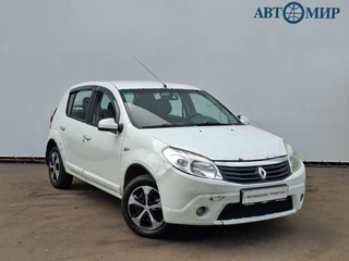 2012 Renault Sandero I, белый, 295000 рублей, вид 3