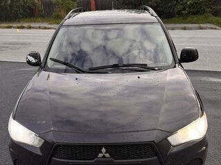 2010 Mitsubishi Outlander II Рестайлинг, чёрный, 800000 рублей, вид 2
