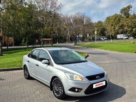 2008 Ford Focus II Рестайлинг, серебристый, 536666 рублей, вид 1