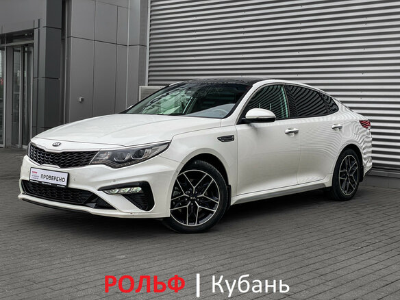2018 Kia Optima IV Рестайлинг, белый, 2200000 рублей