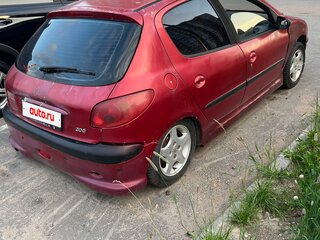 2005 Peugeot 206, красный, 115000 рублей, вид 2