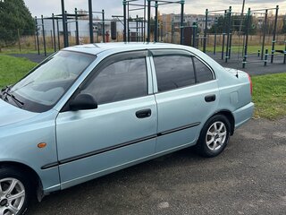 2008 Hyundai Accent ТагАЗ II, голубой, 350000 рублей, вид 5