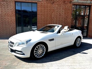 2014 Mercedes-Benz SLK-Класс 250 III (R172), белый, 3640000 рублей, вид 2