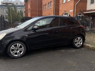 2007 Opel Corsa D, чёрный, 299000 рублей, вид 4