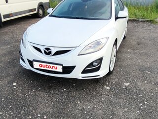 2010 Mazda 6 II (GH) Рестайлинг, белый, 1100000 рублей, вид 3