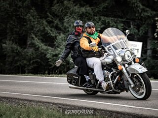 2003 Harley-Davidson Road King, серебристый, 750000 рублей, вид 1