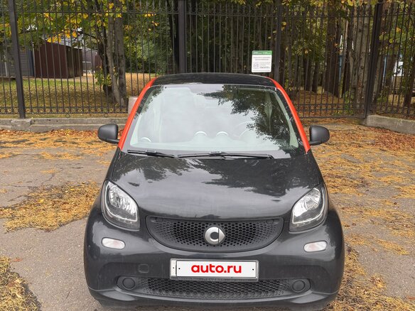 2018 Smart Fortwo III, чёрный, 1660000 рублей