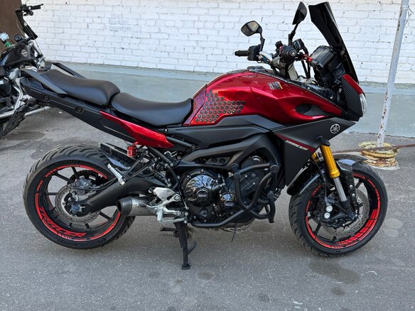 2015 Yamaha MT-09 Tracer (FJ-09), красный, 785000 рублей - вид 4