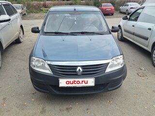 2011 Renault Logan I Рестайлинг, синий, 325000 рублей, вид 1