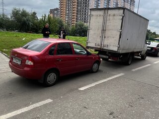 2005 Lada (ВАЗ) Kalina I, красный, 225000 рублей, вид 5