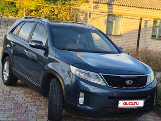 2014 Kia Sorento II Рестайлинг, синий, 1860000 рублей, вид 4