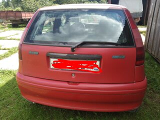 1997 Fiat Punto I, красный, 80000 рублей, вид 2