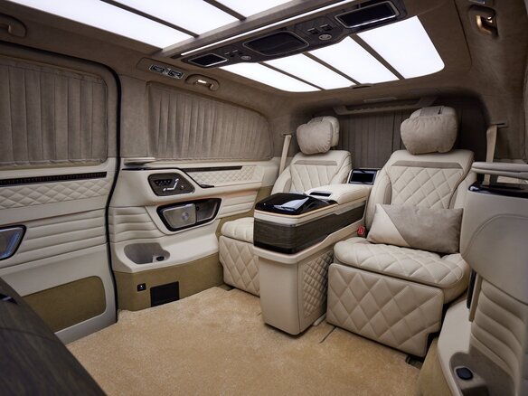 2026 Mercedes-Benz V-Класс Extra Long 300 d экстра длинный III (W447) Рестайлинг 2, чёрный, 37900000 рублей - вид 15