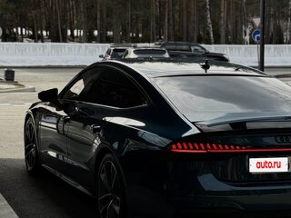 2019 Audi A7 55 TFSI II (4K), зелёный, 4000000 рублей, вид 4