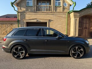 2019 Audi Q7 50 TDI II (4M) Рестайлинг, серый, 6800000 рублей, вид 2
